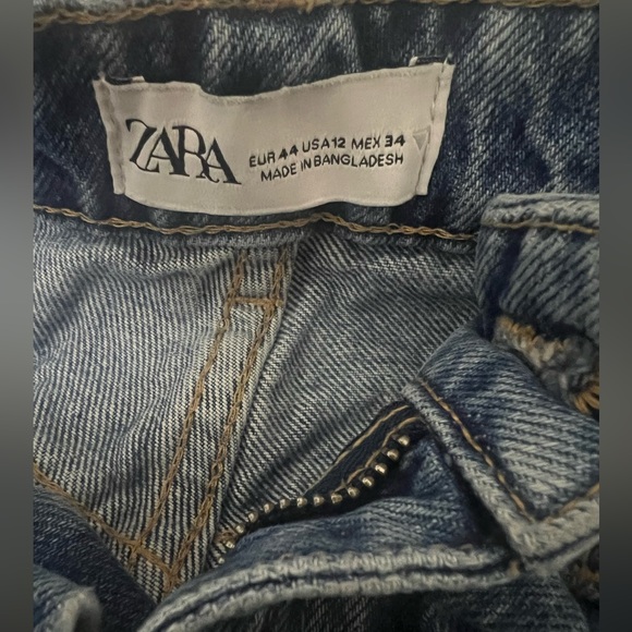 Zara distressed mom baggy high waisted jeans - Picture 8 of 8
